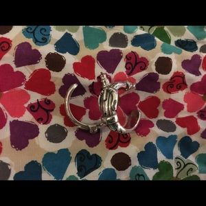 Brighton jewelry Twister Belt Buckle earrings